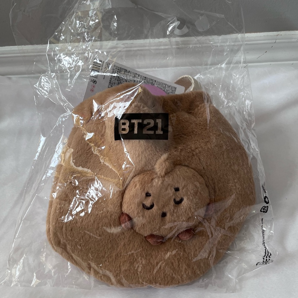 BTS Suga BT21 Plush Shooky Bag New